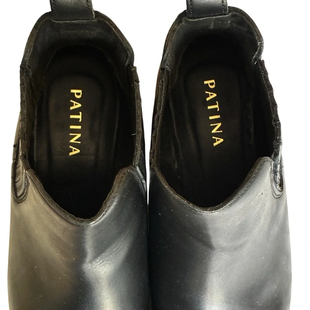 Portland Leather Patina Western Ankle Chelsea Boot